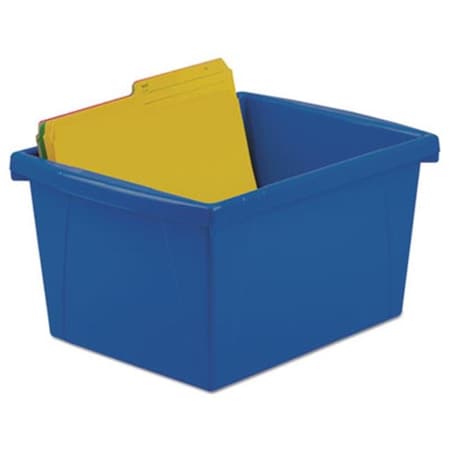 Storex Storage Bin, Plastic, Assorted, 7.9" H, 11.3" W 61514U06C